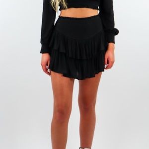 ROCKS N RAGS best friend (sold out) black skirt